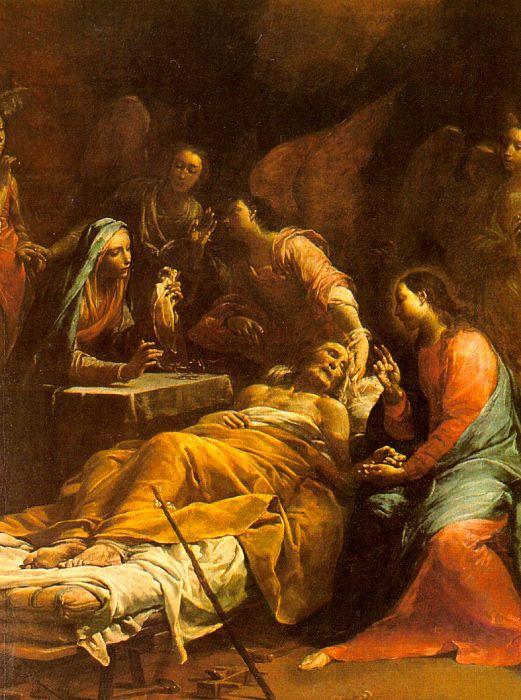 Giuseppe Maria Crespi The Death of St.Joseph oil painting picture
